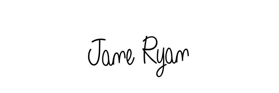 Use a signature maker to create a handwritten signature online. With this signature software, you can design (Angelique-Rose-font-FFP) your own signature for name Jane Ryan. Jane Ryan signature style 5 images and pictures png