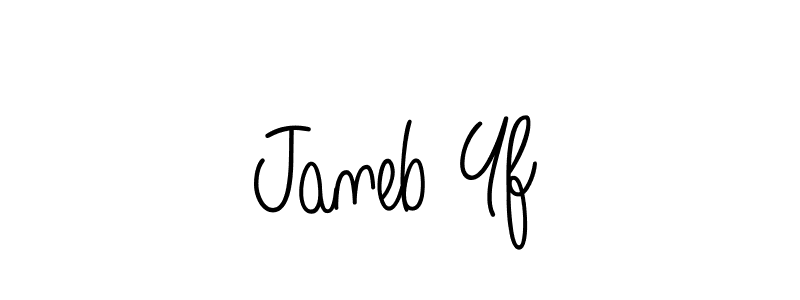 if you are searching for the best signature style for your name Janeb Yf. so please give up your signature search. here we have designed multiple signature styles  using Angelique-Rose-font-FFP. Janeb Yf signature style 5 images and pictures png