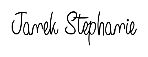 Style your name Janek Stephanie with confidence using Angelique-Rose-font-FFP signature design. Simple, elegant, and ready for immediate document use. Janek Stephanie signature style 5 images and pictures png