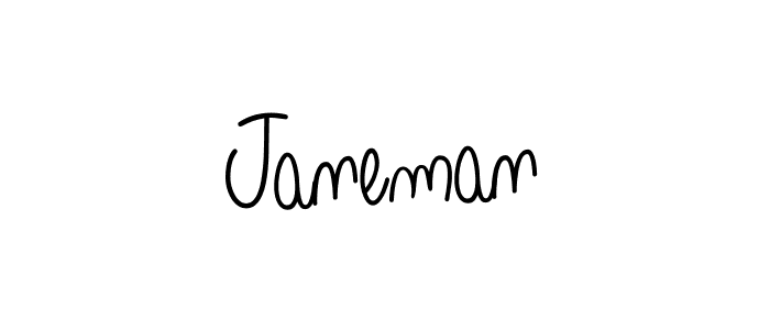 Once you've used our free online signature maker to create your best signature Angelique-Rose-font-FFP style, it's time to enjoy all of the benefits that Janeman name signing documents. Janeman signature style 5 images and pictures png