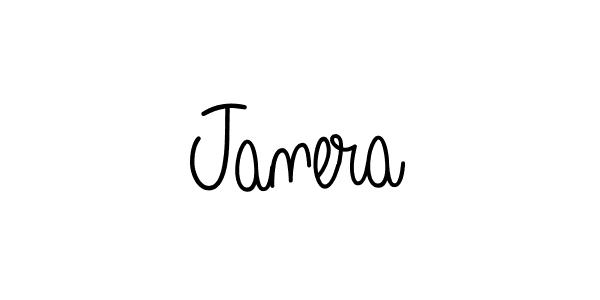 Create a beautiful signature design for name Janera. With this signature (Angelique-Rose-font-FFP) fonts, you can make a handwritten signature for free. Janera signature style 5 images and pictures png