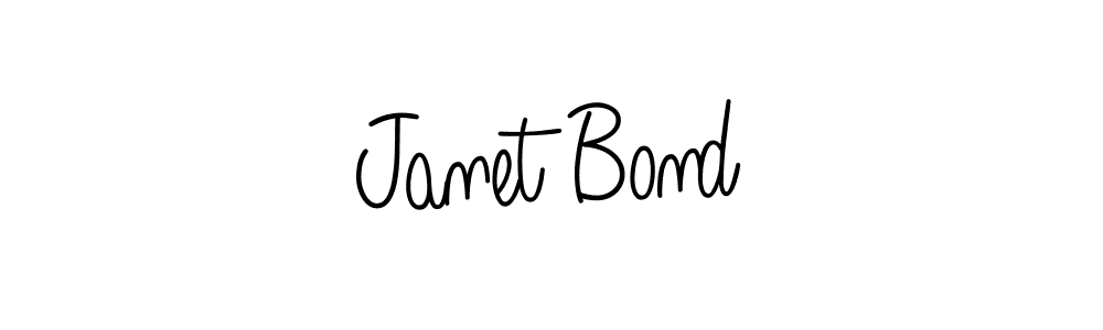 Make a beautiful signature design for name Janet Bond. With this signature (Angelique-Rose-font-FFP) style, you can create a handwritten signature for free. Janet Bond signature style 5 images and pictures png