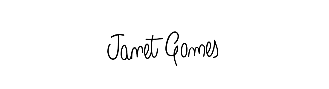 Create a beautiful signature design for name Janet Gomes. With this signature (Angelique-Rose-font-FFP) fonts, you can make a handwritten signature for free. Janet Gomes signature style 5 images and pictures png