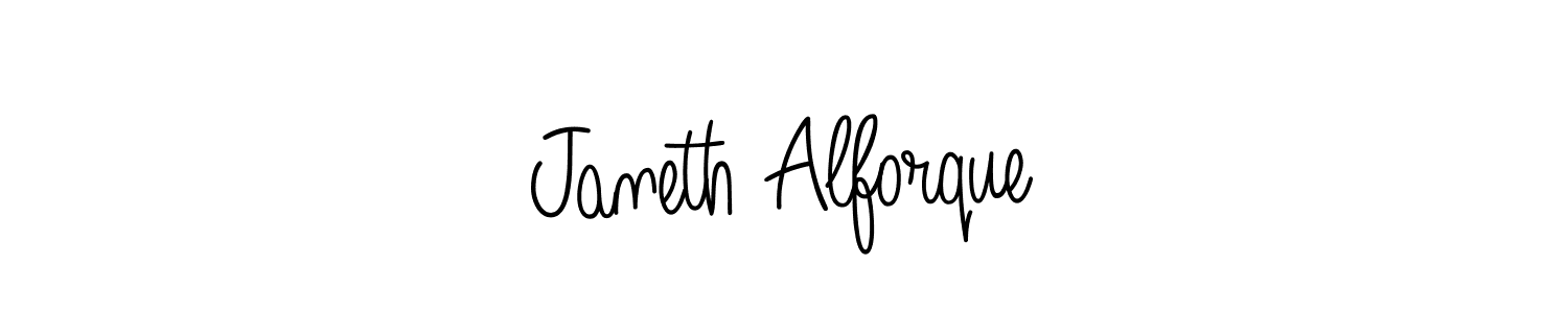 You can use this online signature creator to create a handwritten signature for the name Janeth Alforque. This is the best online autograph maker. Janeth Alforque signature style 5 images and pictures png