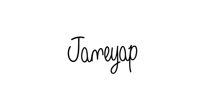 The best way (Angelique-Rose-font-FFP) to make a short signature is to pick only two or three words in your name. The name Janeyap include a total of six letters. For converting this name. Janeyap signature style 5 images and pictures png