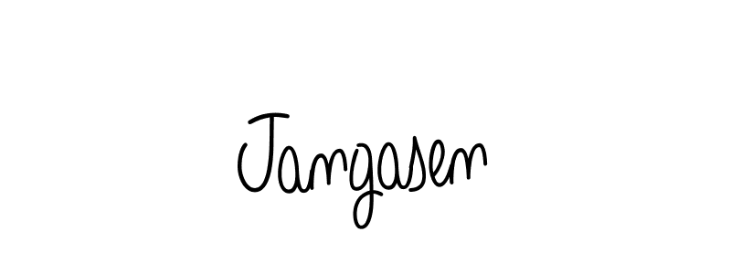 if you are searching for the best signature style for your name Jangasen. so please give up your signature search. here we have designed multiple signature styles  using Angelique-Rose-font-FFP. Jangasen signature style 5 images and pictures png