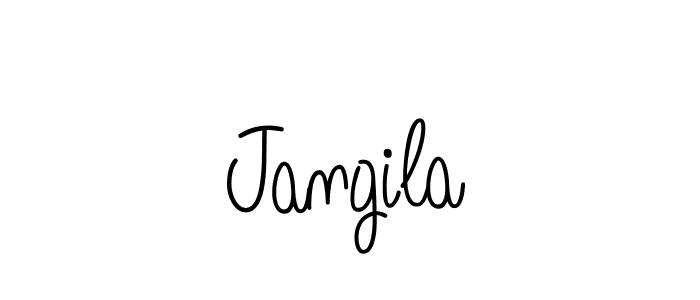 Also we have Jangila name is the best signature style. Create professional handwritten signature collection using Angelique-Rose-font-FFP autograph style. Jangila signature style 5 images and pictures png