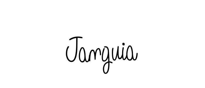 if you are searching for the best signature style for your name Janguia. so please give up your signature search. here we have designed multiple signature styles  using Angelique-Rose-font-FFP. Janguia signature style 5 images and pictures png