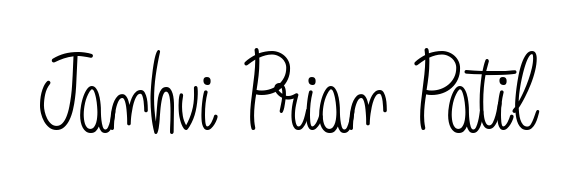Check out images of Autograph of Janhvi Prian Patil name. Actor Janhvi Prian Patil Signature Style. Angelique-Rose-font-FFP is a professional sign style online. Janhvi Prian Patil signature style 5 images and pictures png