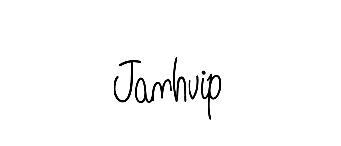 How to make Janhvip signature? Angelique-Rose-font-FFP is a professional autograph style. Create handwritten signature for Janhvip name. Janhvip signature style 5 images and pictures png