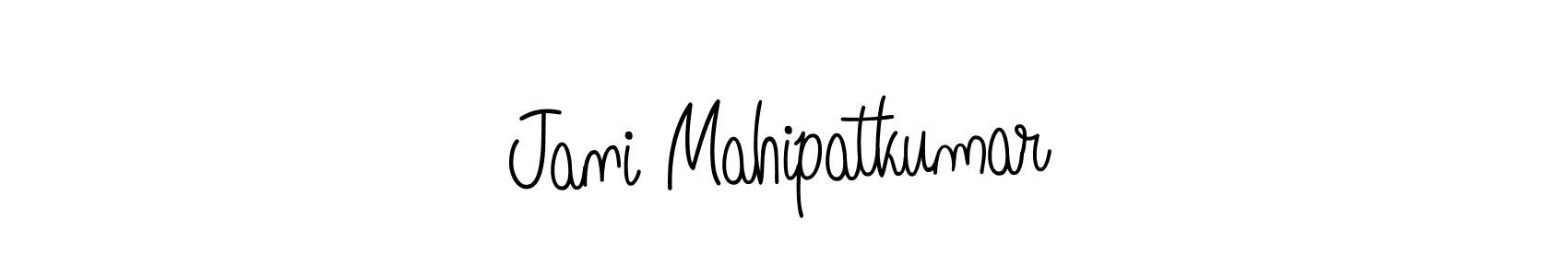 How to Draw Jani Mahipatkumar signature style? Angelique-Rose-font-FFP is a latest design signature styles for name Jani Mahipatkumar. Jani Mahipatkumar signature style 5 images and pictures png