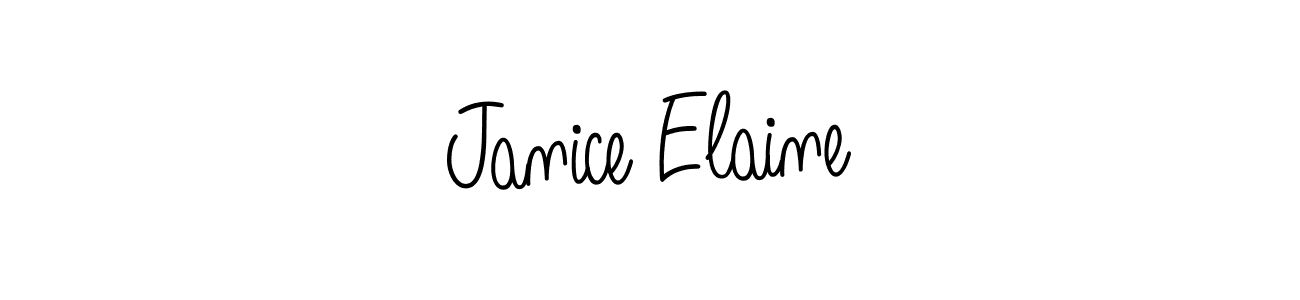 Also we have Janice Elaine name is the best signature style. Create professional handwritten signature collection using Angelique-Rose-font-FFP autograph style. Janice Elaine signature style 5 images and pictures png