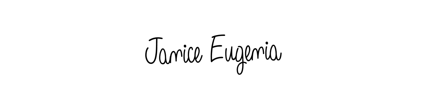 Create a beautiful signature design for name Janice Eugenia. With this signature (Angelique-Rose-font-FFP) fonts, you can make a handwritten signature for free. Janice Eugenia signature style 5 images and pictures png