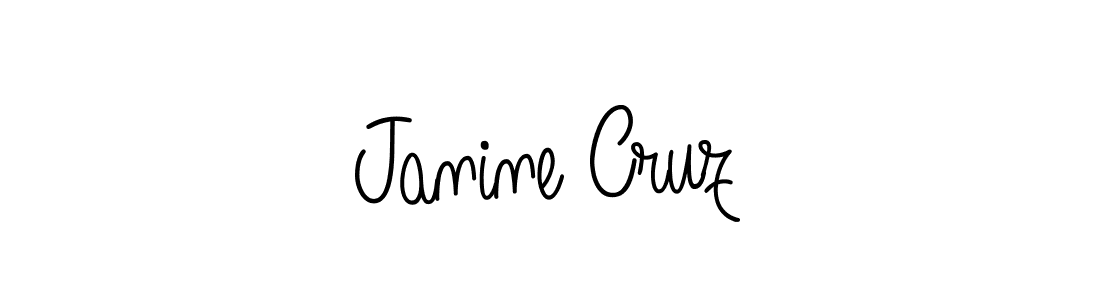 Design your own signature with our free online signature maker. With this signature software, you can create a handwritten (Angelique-Rose-font-FFP) signature for name Janine Cruz. Janine Cruz signature style 5 images and pictures png