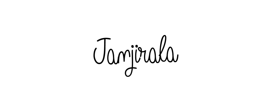 Design your own signature with our free online signature maker. With this signature software, you can create a handwritten (Angelique-Rose-font-FFP) signature for name Janjirala. Janjirala signature style 5 images and pictures png