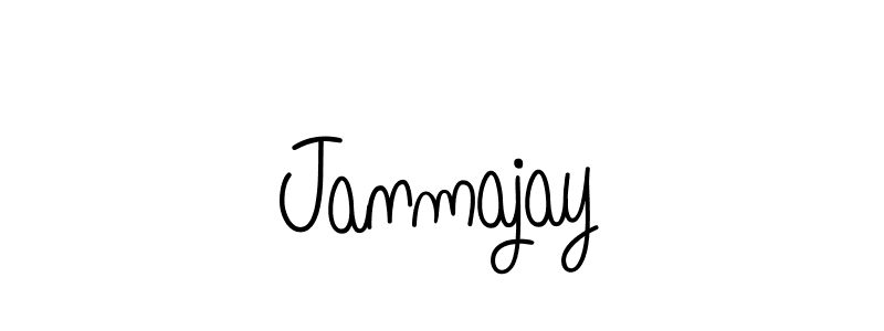 How to make Janmajay name signature. Use Angelique-Rose-font-FFP style for creating short signs online. This is the latest handwritten sign. Janmajay signature style 5 images and pictures png