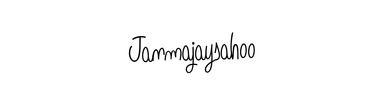 Use a signature maker to create a handwritten signature online. With this signature software, you can design (Angelique-Rose-font-FFP) your own signature for name Janmajaysahoo. Janmajaysahoo signature style 5 images and pictures png