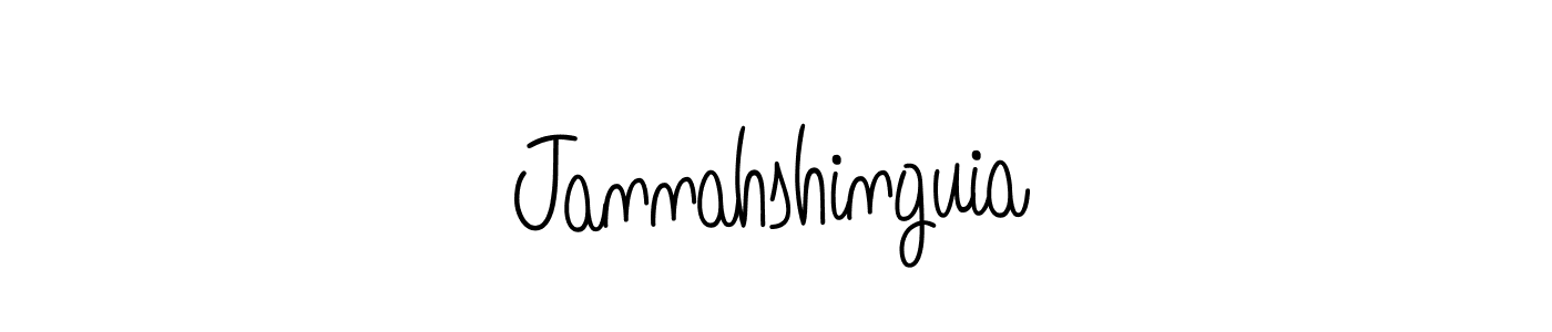 if you are searching for the best signature style for your name Jannahshinguia. so please give up your signature search. here we have designed multiple signature styles  using Angelique-Rose-font-FFP. Jannahshinguia signature style 5 images and pictures png