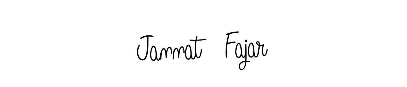 Check out images of Autograph of Jannat   Fajar name. Actor Jannat   Fajar Signature Style. Angelique-Rose-font-FFP is a professional sign style online. Jannat   Fajar signature style 5 images and pictures png