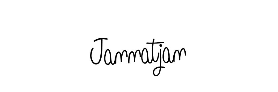 How to make Jannatjan signature? Angelique-Rose-font-FFP is a professional autograph style. Create handwritten signature for Jannatjan name. Jannatjan signature style 5 images and pictures png