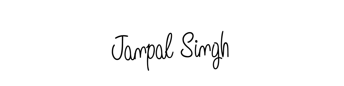 Make a beautiful signature design for name Janpal Singh. With this signature (Angelique-Rose-font-FFP) style, you can create a handwritten signature for free. Janpal Singh signature style 5 images and pictures png