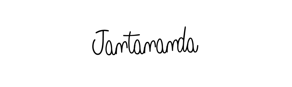 You should practise on your own different ways (Angelique-Rose-font-FFP) to write your name (Jantananda) in signature. don't let someone else do it for you. Jantananda signature style 5 images and pictures png