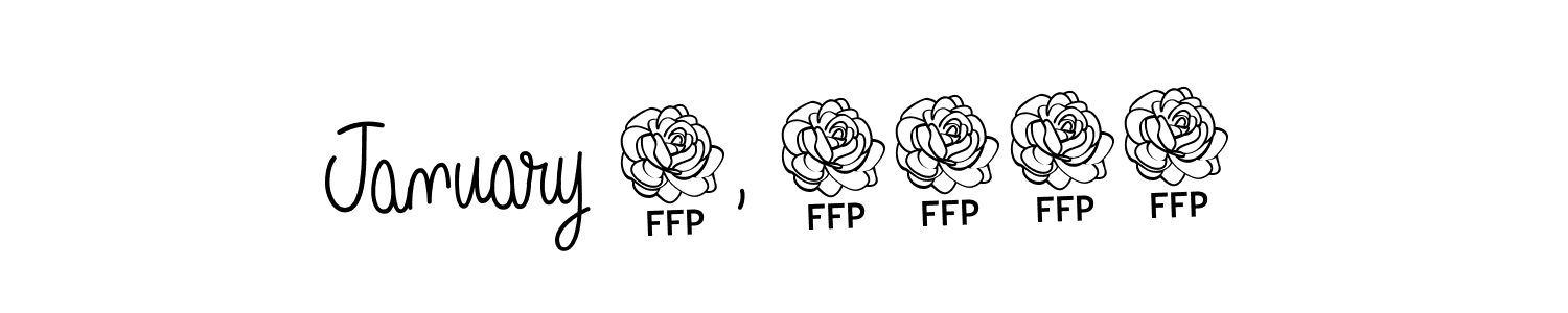 Best and Professional Signature Style for January 2, 2024. Angelique-Rose-font-FFP Best Signature Style Collection. January 2, 2024 signature style 5 images and pictures png