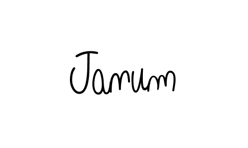 The best way (Angelique-Rose-font-FFP) to make a short signature is to pick only two or three words in your name. The name Janum include a total of six letters. For converting this name. Janum signature style 5 images and pictures png