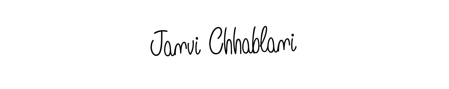 You can use this online signature creator to create a handwritten signature for the name Janvi Chhablani. This is the best online autograph maker. Janvi Chhablani signature style 5 images and pictures png