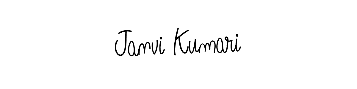 if you are searching for the best signature style for your name Janvi Kumari. so please give up your signature search. here we have designed multiple signature styles  using Angelique-Rose-font-FFP. Janvi Kumari signature style 5 images and pictures png