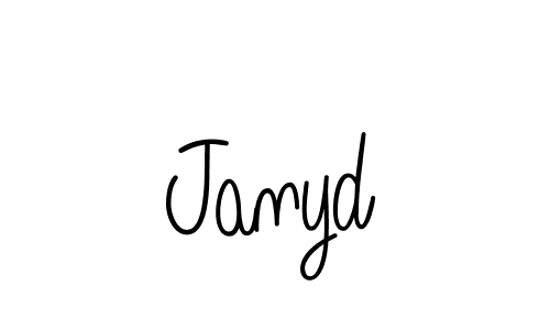 Design your own signature with our free online signature maker. With this signature software, you can create a handwritten (Angelique-Rose-font-FFP) signature for name Janyd. Janyd signature style 5 images and pictures png