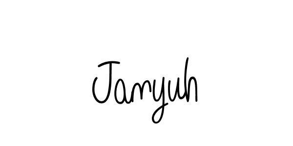 Design your own signature with our free online signature maker. With this signature software, you can create a handwritten (Angelique-Rose-font-FFP) signature for name Janyuh. Janyuh signature style 5 images and pictures png