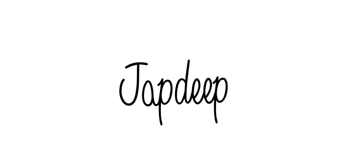 How to make Japdeep signature? Angelique-Rose-font-FFP is a professional autograph style. Create handwritten signature for Japdeep name. Japdeep signature style 5 images and pictures png
