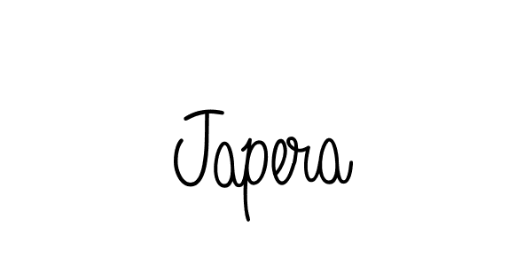 How to make Japera signature? Angelique-Rose-font-FFP is a professional autograph style. Create handwritten signature for Japera name. Japera signature style 5 images and pictures png