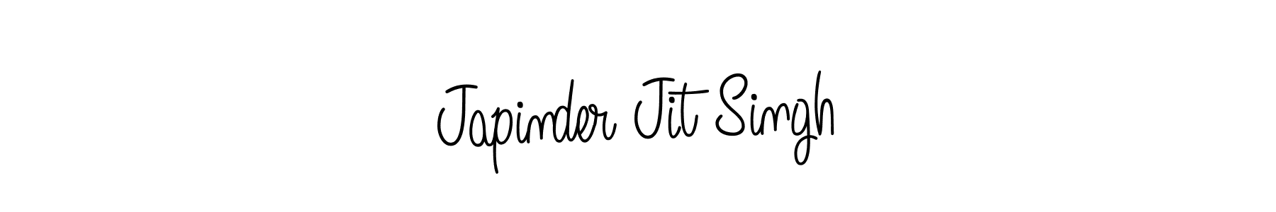 Japinder Jit Singh stylish signature style. Best Handwritten Sign (Angelique-Rose-font-FFP) for my name. Handwritten Signature Collection Ideas for my name Japinder Jit Singh. Japinder Jit Singh signature style 5 images and pictures png