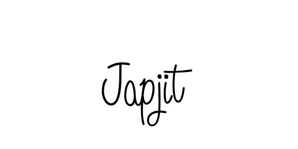 Make a beautiful signature design for name Japjit. With this signature (Angelique-Rose-font-FFP) style, you can create a handwritten signature for free. Japjit signature style 5 images and pictures png