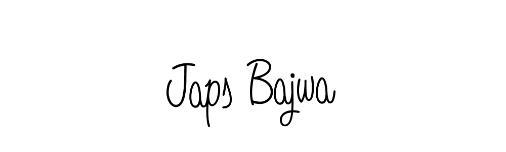 Design your own signature with our free online signature maker. With this signature software, you can create a handwritten (Angelique-Rose-font-FFP) signature for name Japs Bajwa. Japs Bajwa signature style 5 images and pictures png