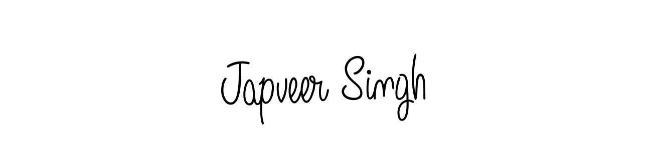 How to make Japveer Singh name signature. Use Angelique-Rose-font-FFP style for creating short signs online. This is the latest handwritten sign. Japveer Singh signature style 5 images and pictures png