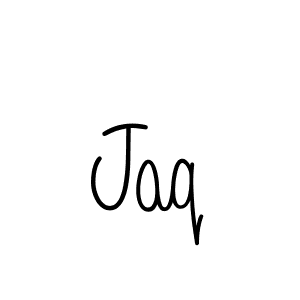 How to make Jaq name signature. Use Angelique-Rose-font-FFP style for creating short signs online. This is the latest handwritten sign. Jaq signature style 5 images and pictures png