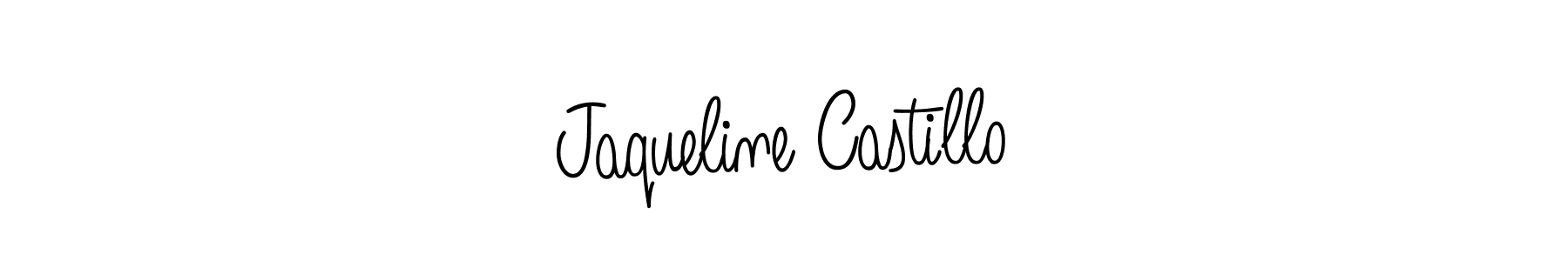 Also we have Jaqueline Castillo name is the best signature style. Create professional handwritten signature collection using Angelique-Rose-font-FFP autograph style. Jaqueline Castillo signature style 5 images and pictures png