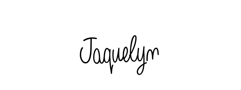 Use a signature maker to create a handwritten signature online. With this signature software, you can design (Angelique-Rose-font-FFP) your own signature for name Jaquelyn. Jaquelyn signature style 5 images and pictures png