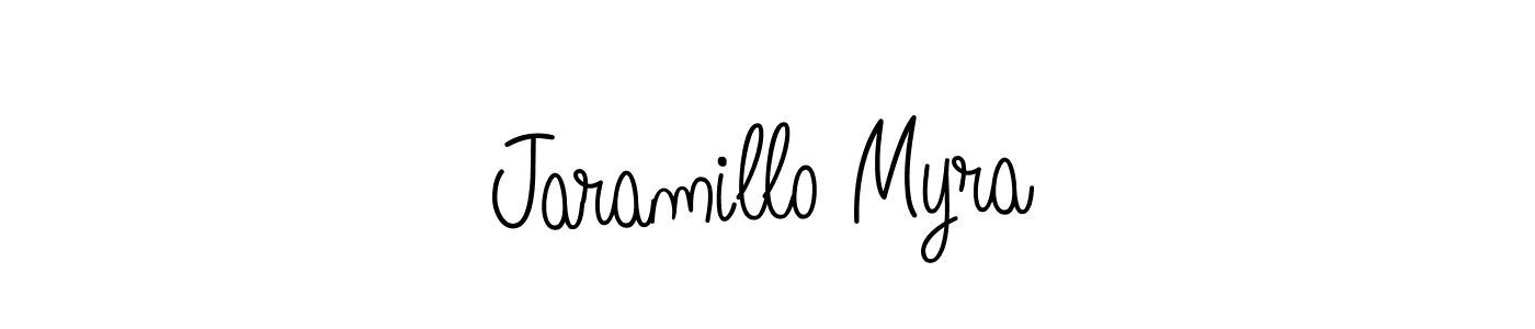 Create a beautiful signature design for name Jaramillo Myra. With this signature (Angelique-Rose-font-FFP) fonts, you can make a handwritten signature for free. Jaramillo Myra signature style 5 images and pictures png