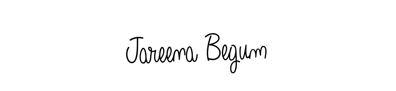 Also You can easily find your signature by using the search form. We will create Jareena Begum name handwritten signature images for you free of cost using Angelique-Rose-font-FFP sign style. Jareena Begum signature style 5 images and pictures png