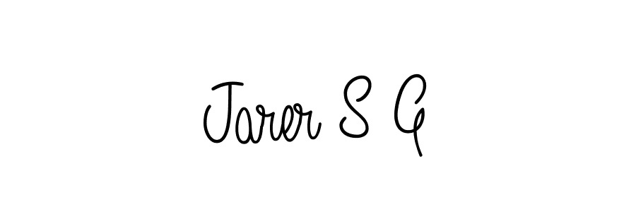 How to make Jarer S G signature? Angelique-Rose-font-FFP is a professional autograph style. Create handwritten signature for Jarer S G name. Jarer S G signature style 5 images and pictures png