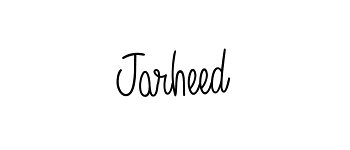 Create a beautiful signature design for name Jarheed. With this signature (Angelique-Rose-font-FFP) fonts, you can make a handwritten signature for free. Jarheed signature style 5 images and pictures png