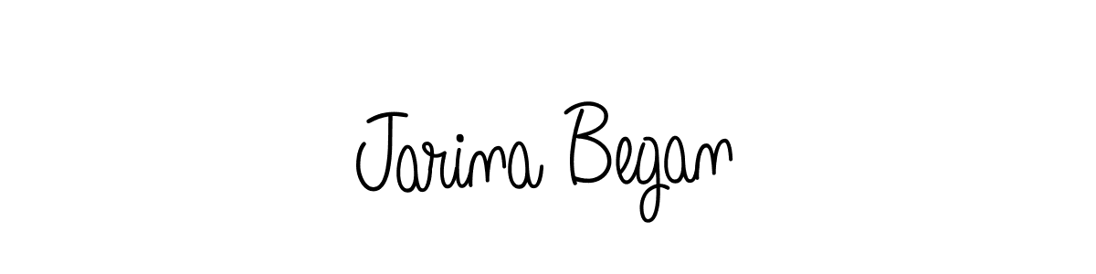 Check out images of Autograph of Jarina Began name. Actor Jarina Began Signature Style. Angelique-Rose-font-FFP is a professional sign style online. Jarina Began signature style 5 images and pictures png