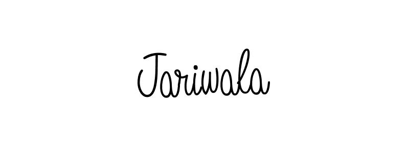 You should practise on your own different ways (Angelique-Rose-font-FFP) to write your name (Jariwala) in signature. don't let someone else do it for you. Jariwala signature style 5 images and pictures png
