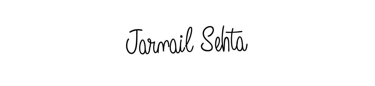 How to make Jarnail Sehta signature? Angelique-Rose-font-FFP is a professional autograph style. Create handwritten signature for Jarnail Sehta name. Jarnail Sehta signature style 5 images and pictures png