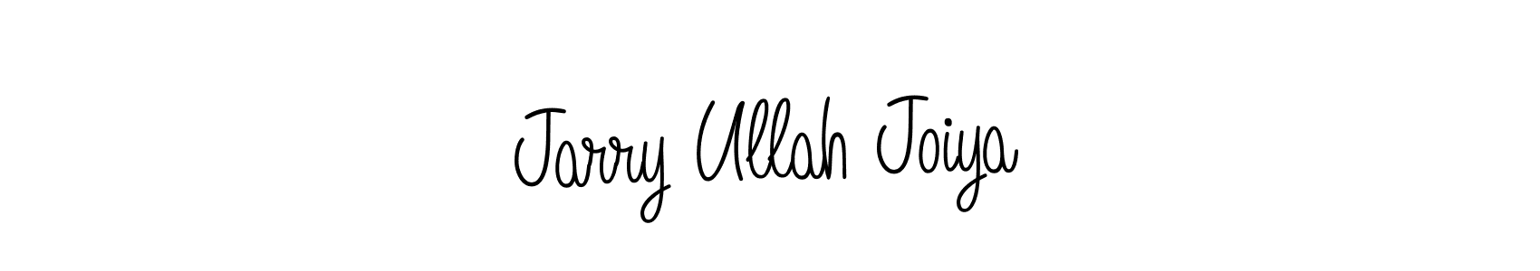 Make a beautiful signature design for name Jarry Ullah Joiya. With this signature (Angelique-Rose-font-FFP) style, you can create a handwritten signature for free. Jarry Ullah Joiya signature style 5 images and pictures png