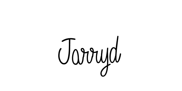 Jarryd stylish signature style. Best Handwritten Sign (Angelique-Rose-font-FFP) for my name. Handwritten Signature Collection Ideas for my name Jarryd. Jarryd signature style 5 images and pictures png